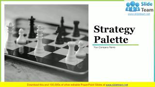 Strategy Palette PowerPoint Presentation Slides
