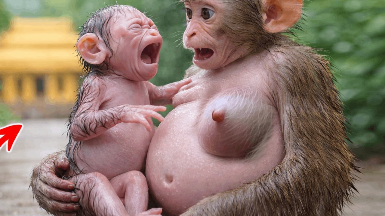 Your Daily Monkey Play: Cute Baby Monkey Live and Loving It!