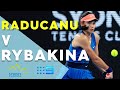 Emma Raducanu vs Elena Rybakina: WTA Sydney International