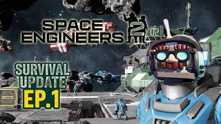 Space Engineers 2 Survival Update Ep.1 – First Ores & Journey to Space!
