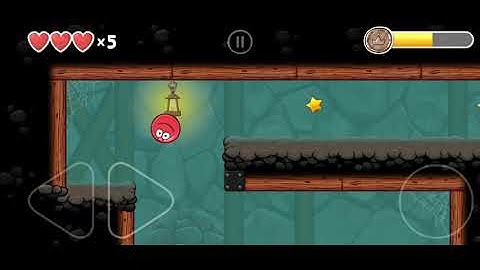 Red Ball 4 level 64 ( Cave Journey ) Walkthrough / Playthrough video.