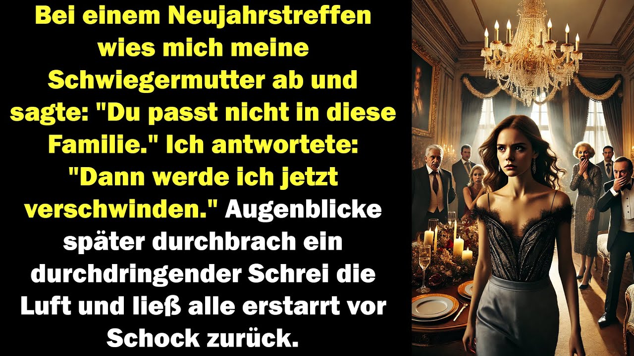 Bei einem Neujahrstreffen sagte meine Schwiegermutter: 