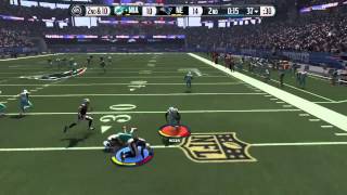 Tip drill interception on Madden 16