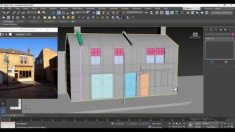 3DsMax Tutorials, Learn 3D Modeling an Exterior of London Street from Scratch in 3dsmax ( Part 3)