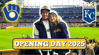 MILWAUKEE BREWERS 2025 HOME OPENER - BOB UECKER CELEBRATION/GAMEDAY VLOG