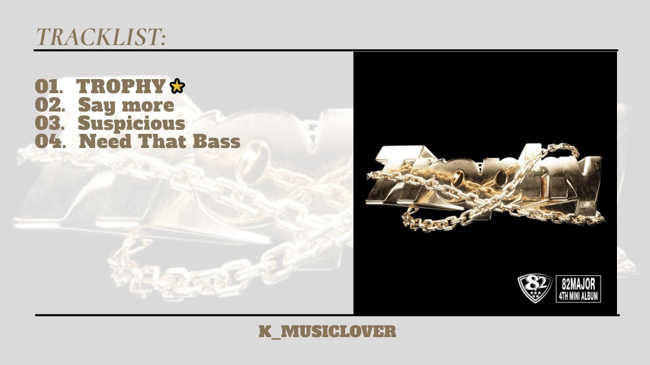 82MAJOR (82메이저) - 4th MINI ALBUM [Trophy]