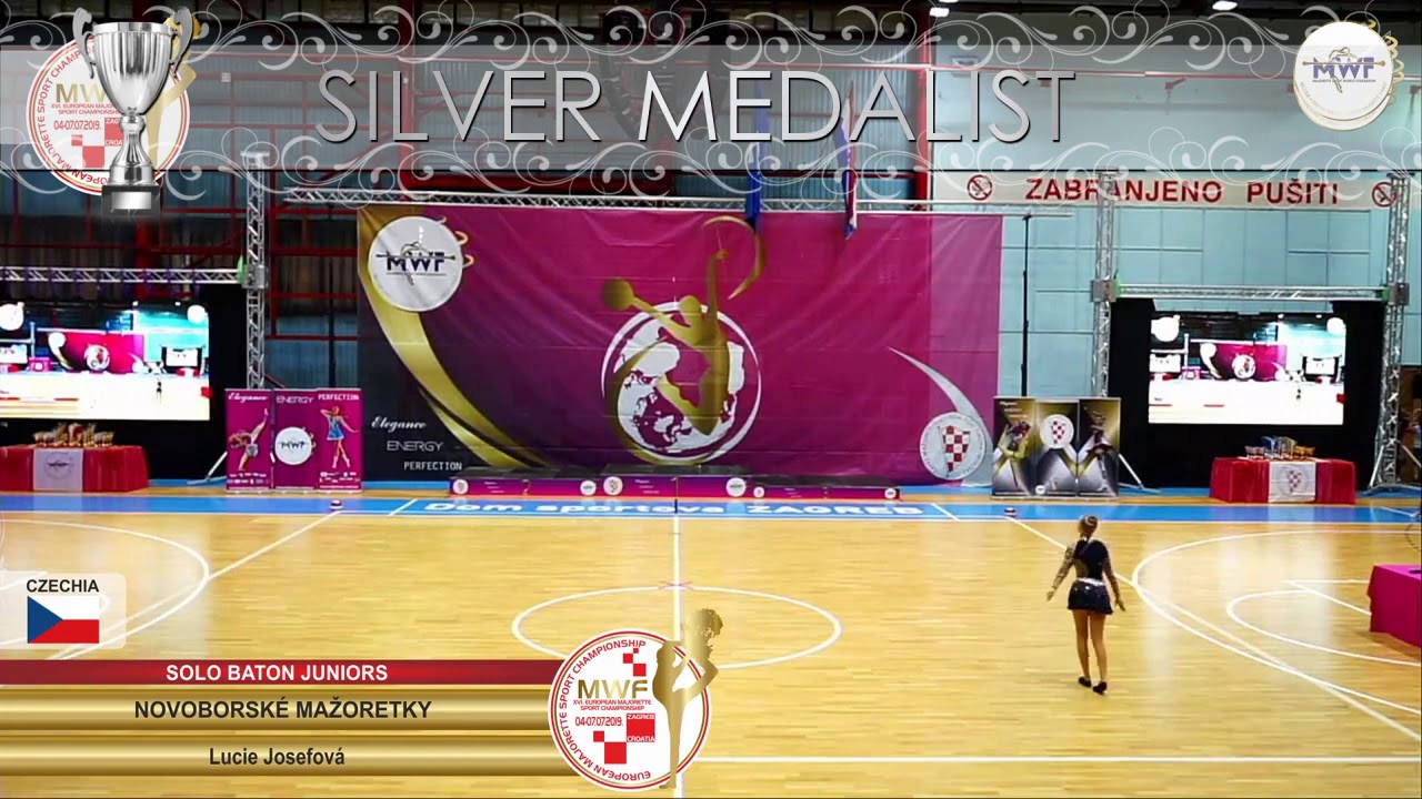 SOLO BATON JUNIORS SILVER MEDALIST: NOVOBORSKÉ MAŽORETKY, LUCIE JOSEFOVÁ, CZECHIA