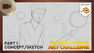 Comic Cinematic in Blender 2.92 | PART 1 - Concept/Sketch