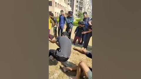 MNIT JAIPUR AUROBINDO HOSTEL DAY CELEBRATION   tug of war
