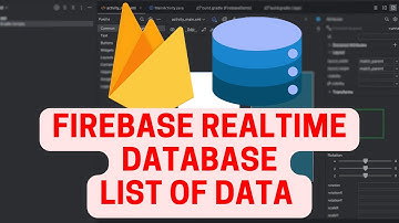 Android Firebase Course #14 : Firebase Realtime Database Part-III, Dealing with list of data