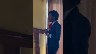 The first presenter of the project proposal by Steph a student of mass communication