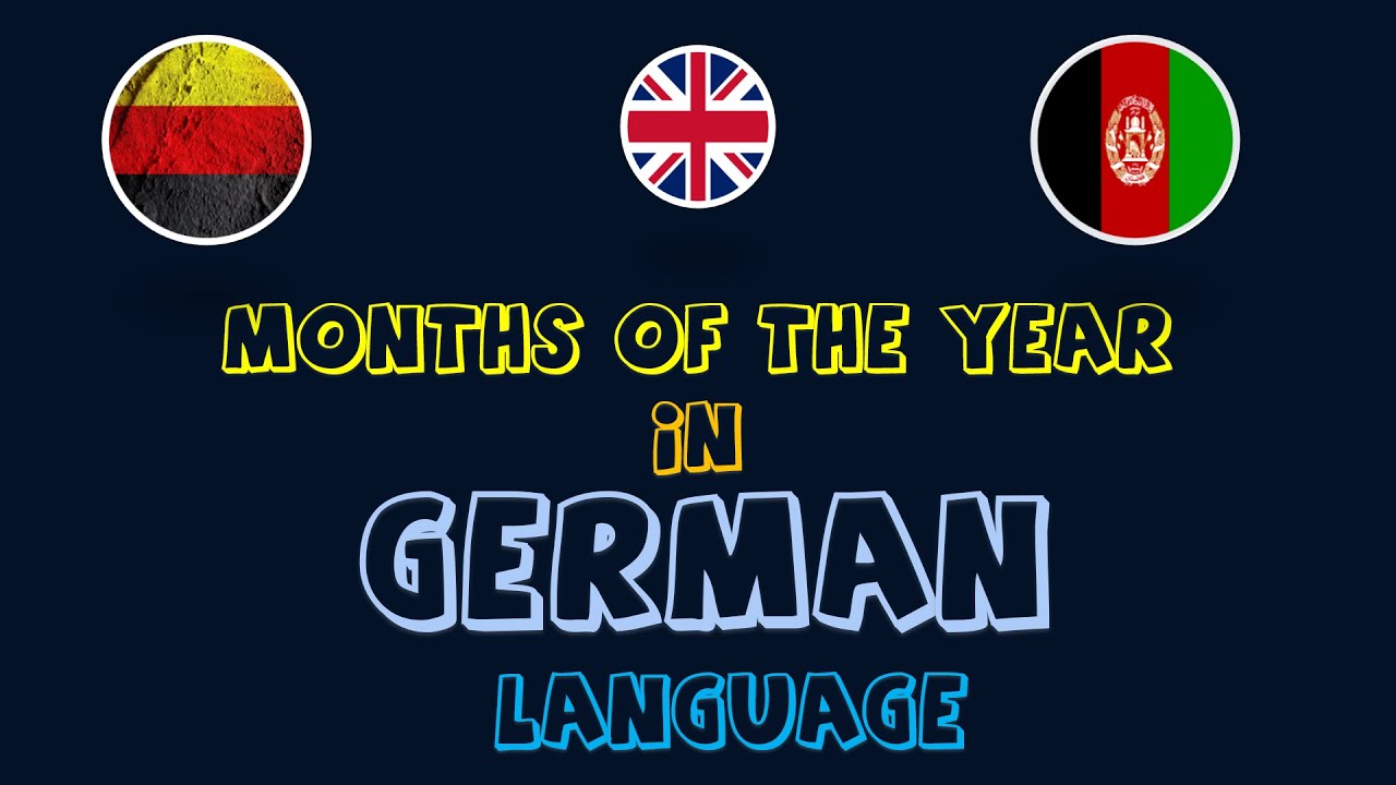  Foto zu Months of the Year in German Language 