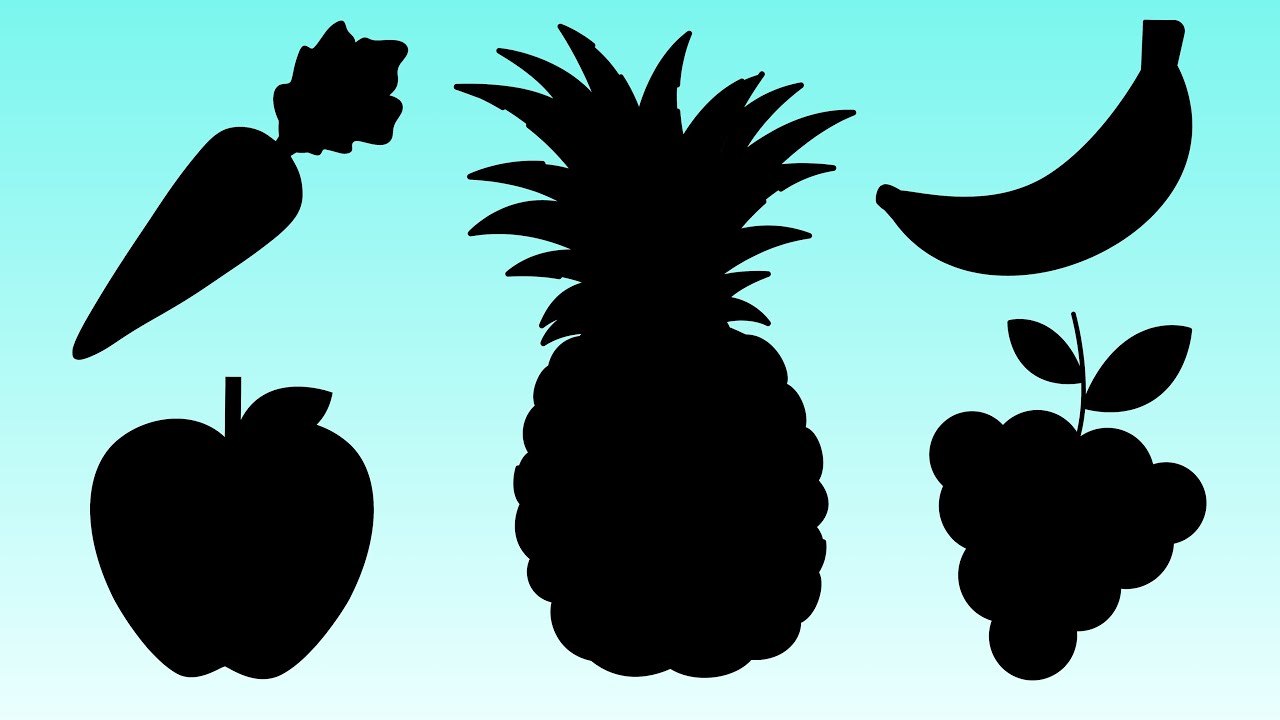 Теневой квест: Фрукты и овощи для детей 🍎🥕 | Угадай продукт по его тени