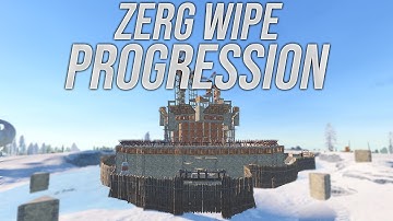 ONLINE RAIDING EVERYONE on WIPEDAY // RUST ZERG PROGRESSION