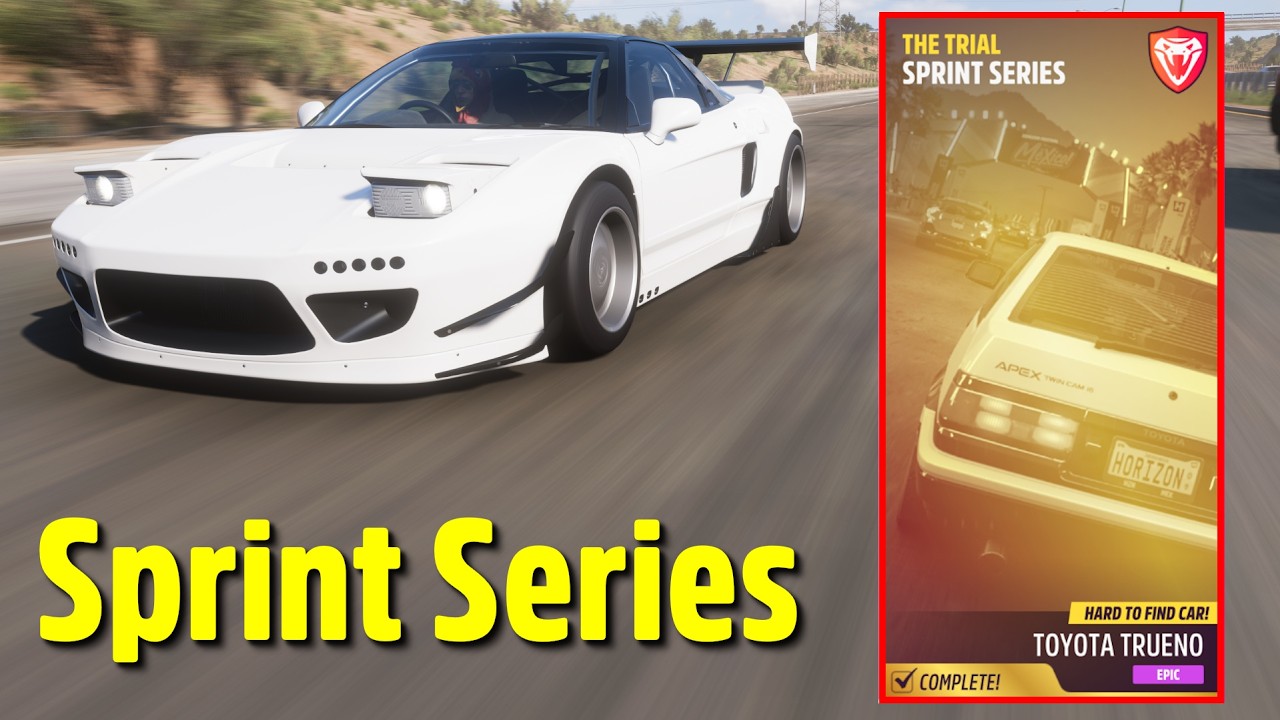 Forza Horizon 5 Sprint Series The Trial Japan A800 + Tune Code