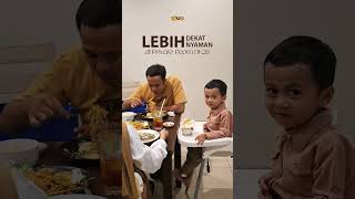 cuman di private room Dk26 Surabaya bisa buat acara intimate dengan keluarga