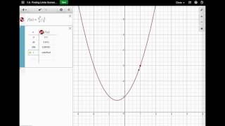 Finding Limits Numerically Using Desmos (example problem 1)