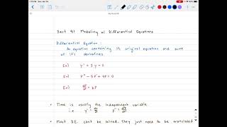 Calculus: 9.1 (Intro to Differential Equations)