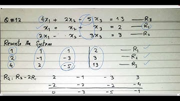 Business Math BB|MBA Ex # 3.3 Q 12 Gaussian Elimination Method Frank S Budnick 4th