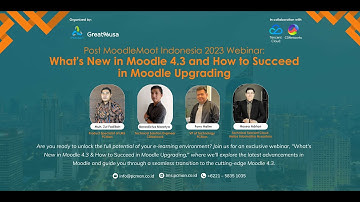 PCMan Webinar Post MoodleMoot Indonesia 2023 - Whats New in Moodle 4.3