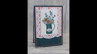 Country Home - Thanks Card - Using In Colours