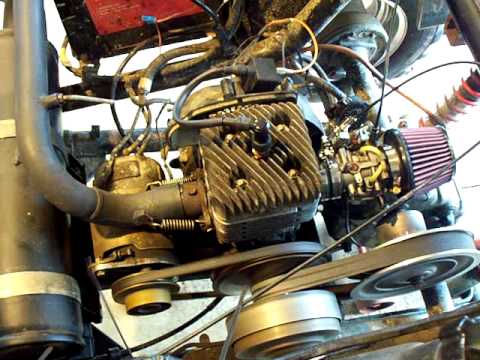 Revving the engine on a G1 Golf cart with Enticer 250 jug ... yamaha g1 wiring 