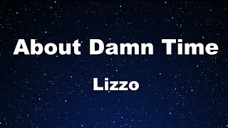 Karaoke♬ About Damn Time - Lizzo 【No Guide Melody】 Instrumental