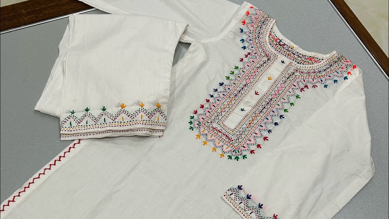 kacha tanka dress design Kacha Tanka Kids Dress: Custom Embroidery Trends 2025