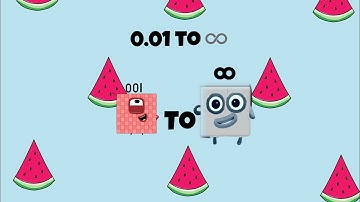 Numberblocks S9 Ep14 Quarters Remastered 0.01 To ♾️ (Algodoo)