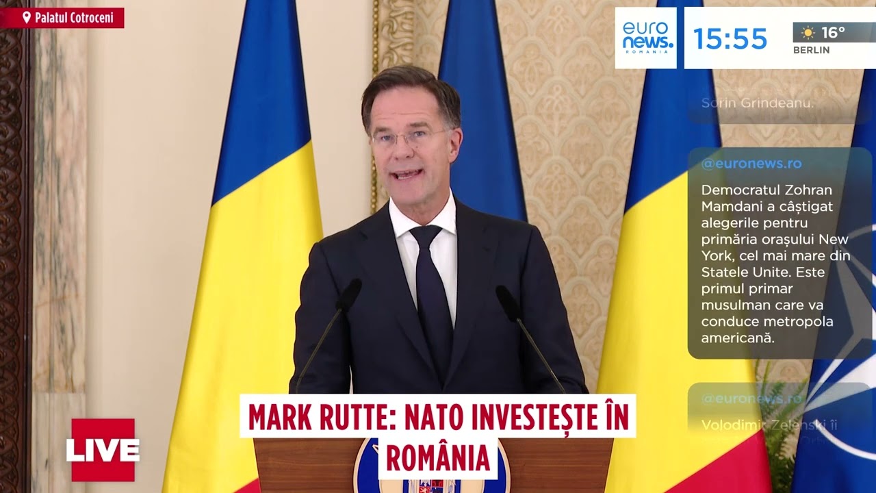 Mesajul liderului NATO pentru România: Asistența NATO în caz de atac din orice direcție Mesajul liderului NATO pentru România: Asistența NATO în caz de atac din orice direcție