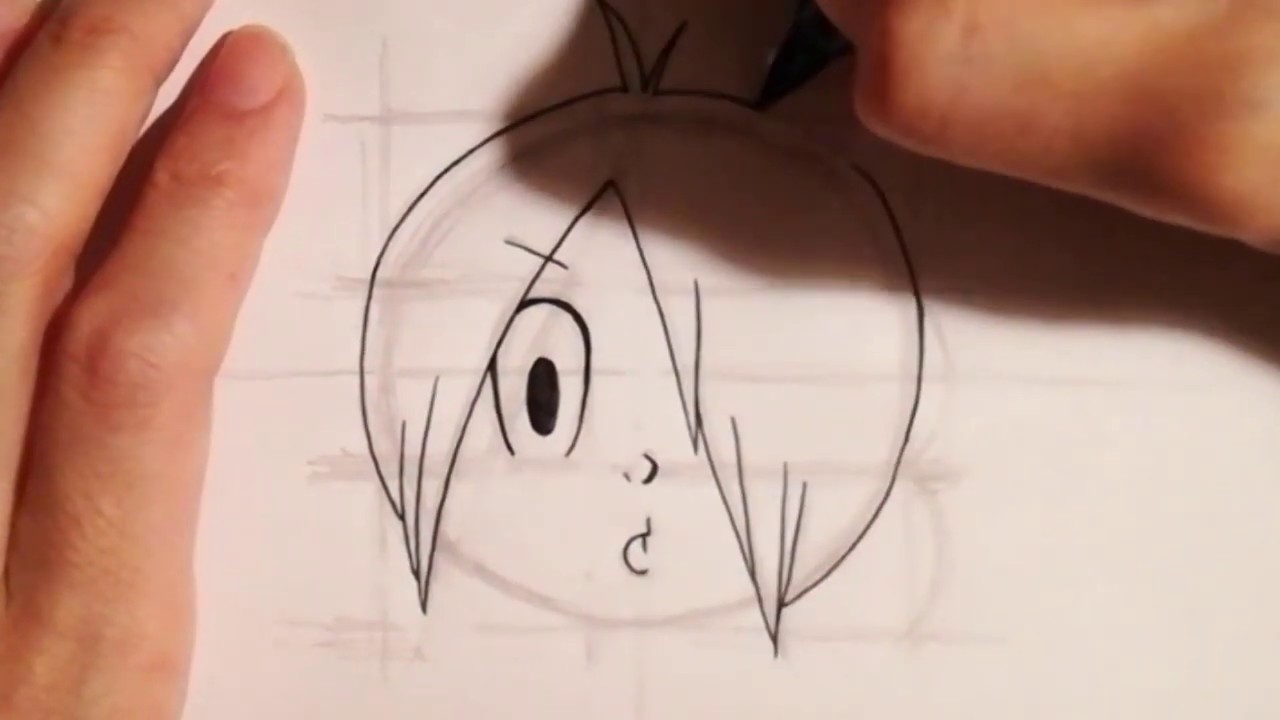 ゲゲゲの鬼太郎の顔のイラストの描き方 How To Draw A Kitarou みの虫ペイント