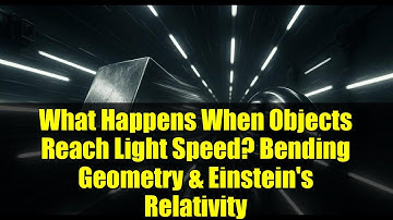 What Happens When Objects Reach Light Speed? Bending Geometry & Einstein