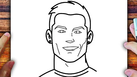 HOW TO DRAW CRISTIANO RONALDO