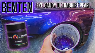 Benten Eye Candy Ultrashift Pearl Over Rustoleum Gloss Black Spray Paint