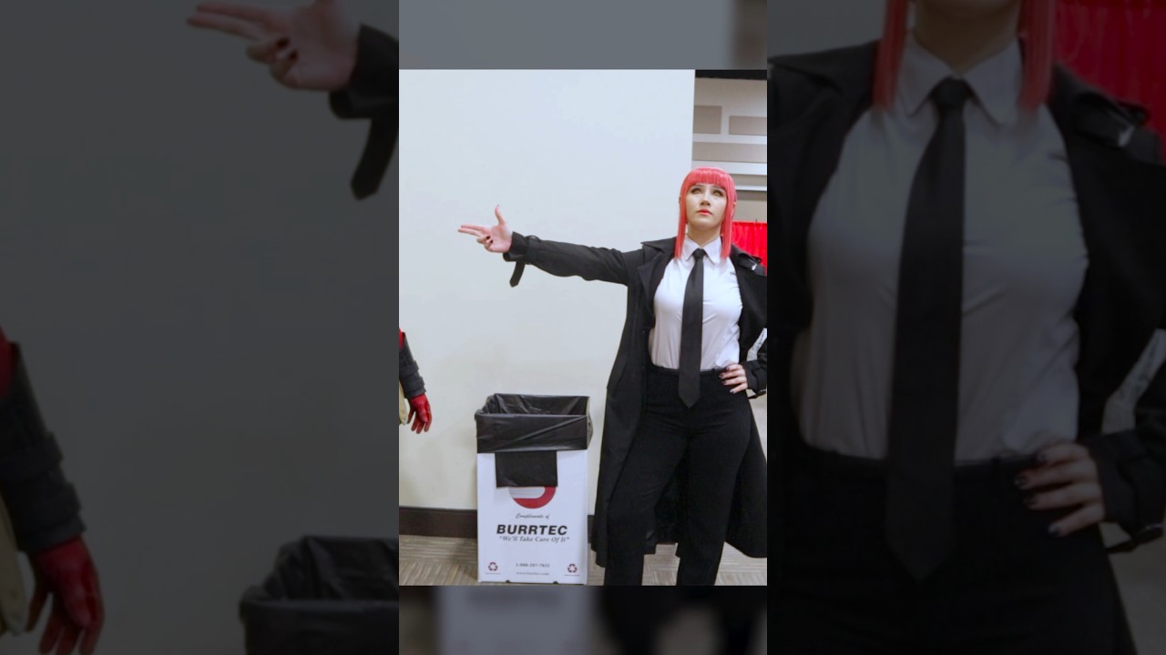 Makima had enough of Deadpool 👁️👄👁️ #deadpool #makima #cosplay