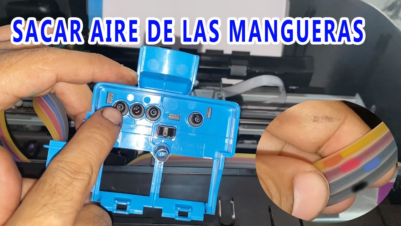como sacar el aire de las mangueras en impresora hp ink tank|NUEVO MÉTODO|  - YouTube