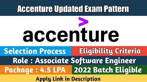 Accenture Updated Exam Pattern 2022 | Accenture Hiring 2022 Batch | Smart Learning