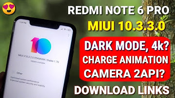 Redmi note 6 Pro Miui 10.3.3.0 new update | Dark mode, Miui 10.3.3.0 Redmi note 6 Pro