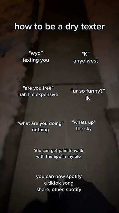 how-to-be-a-dry-texter-youtube