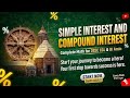 Simple interest and compound interest I OSSSC RI AMIN EXAM 2026 I#rimains#education #mocktest #maths
