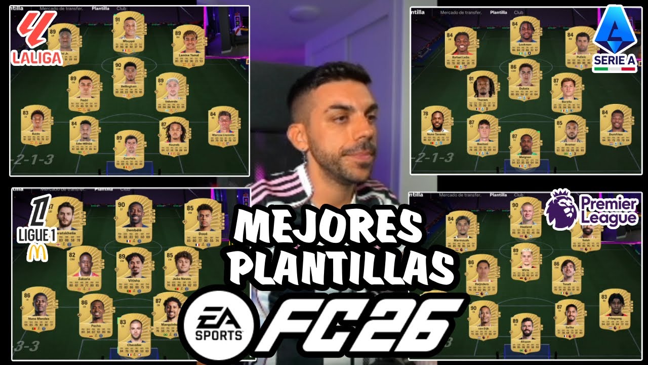 DjMaRiiO HACE LAS MEJORES PLANTILLAS DE FC 26