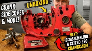 Unboxing Used Jonsered 920 Parts from Chainsawr | Seized Crankcase Teardown Continues!