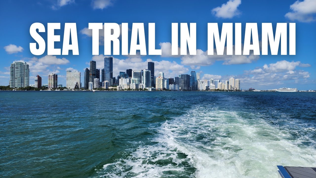 Sea Trial & Photo Shoot in Miami | Boating Journey