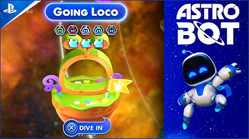 Astro Bot Going Loco All Bots, Puzzle Pieces. Astro Bot Sprite Level.