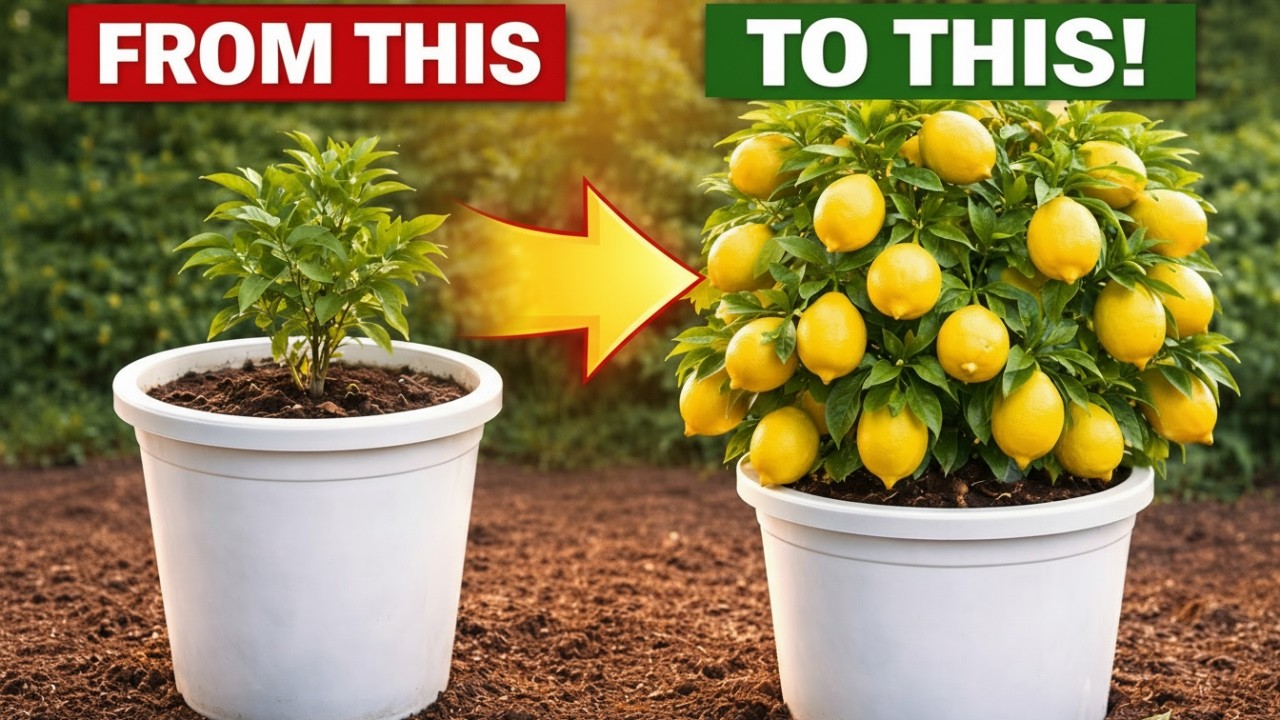 TINY POT, HUGE LEMONS: The 5-Gallon Bucket Secret
