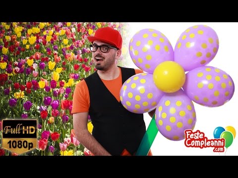 Balloon Flower Decoration - Palloncino Fiore Gigante - Tutorial 158 -  YouTube
