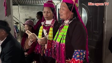 ngày 12 tháng 1, 2024 dân tộc dao thanh y làm lễ cấp sắc đặt tên cho con ở thôn nước xanh