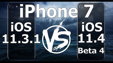 iPhone 7 : iOS 11.4 Beta 4 vs iOS 11.3.1 Speed Test Build 15F5071a