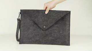 Custom Felt Envelope Messenger Bag Laptop Sleeve Briefcase Case Cover Laptop Bag For Macbook Air Del