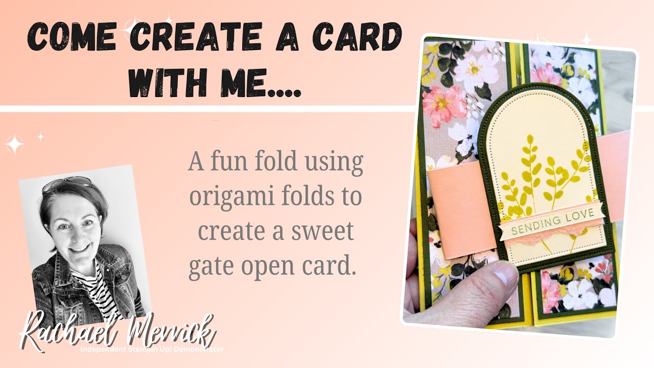 Fun fold card - CCCM Merrick Makings - Gate Fun Fold Brushed with ...